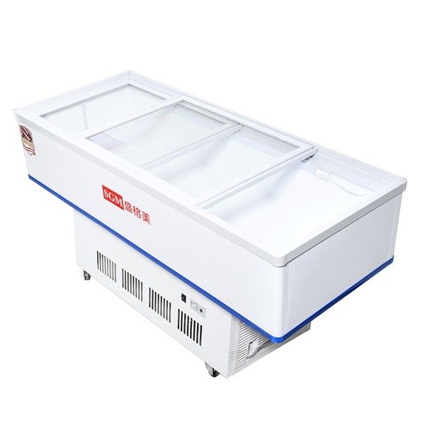 Powered Meat Seafood Display Cooler Refrigerator case for restaurant